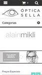 Mobile Screenshot of opticasella.com.br